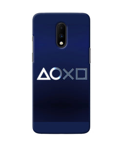 Aoxo Logo Oneplus 7 Back Cover