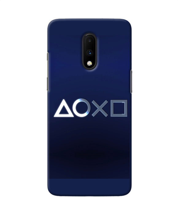 Aoxo Logo Oneplus 7 Back Cover