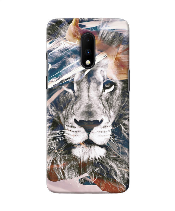 Lion Poster Oneplus 7 Back Cover