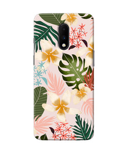 Leaf Print Oneplus 7 Back Cover