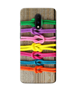 Colorful Shoelace Oneplus 7 Back Cover