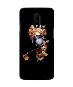 Lord Krishna With Fluet Oneplus 7 Back Cover