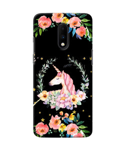 Unicorn Flower Oneplus 7 Back Cover