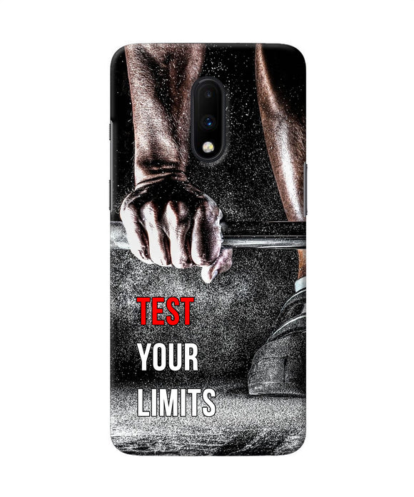 Test Your Limit Quote Oneplus 7 Back Cover