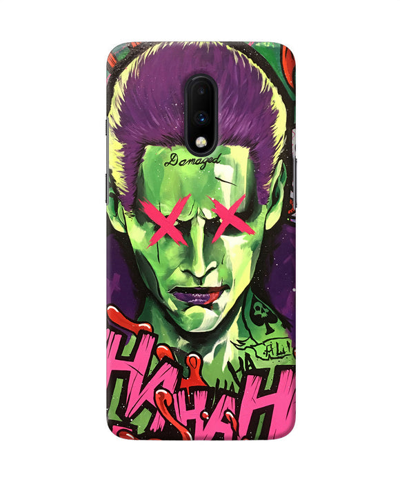 Damaged Joker Anim Oneplus 7 Back Cover