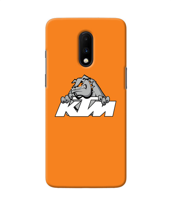 Ktm Dog Logo Oneplus 7 Back Cover