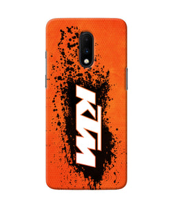 Ktm Black Spray Oneplus 7 Back Cover