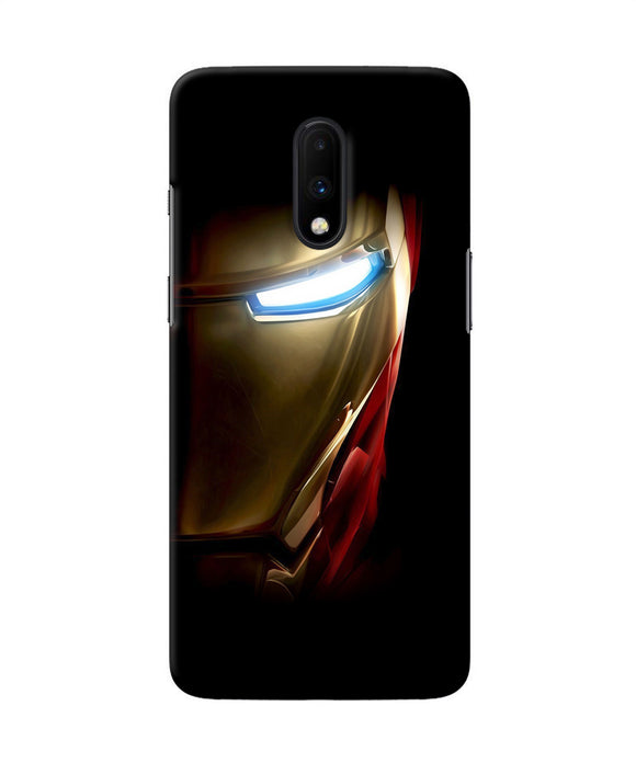 Ironman Half Face Oneplus 7 Back Cover