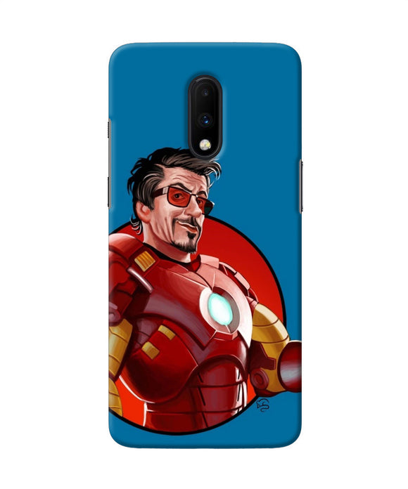 Ironman Animate Oneplus 7 Back Cover