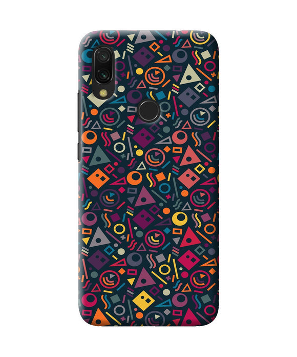Geometric Abstract Redmi 7 Back Cover