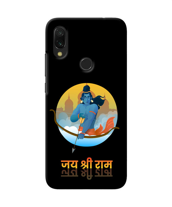 Black Jay Shree Ram Redmi 7 Back Cover