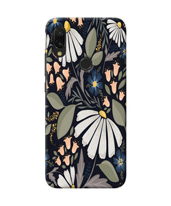 Flowers Art Redmi 7 Back Cover