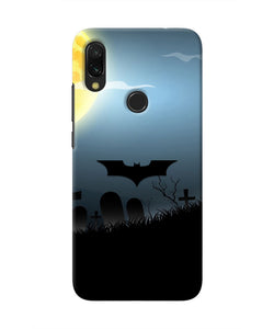 Batman Scary cemetry Redmi 7 Real 4D Back Cover