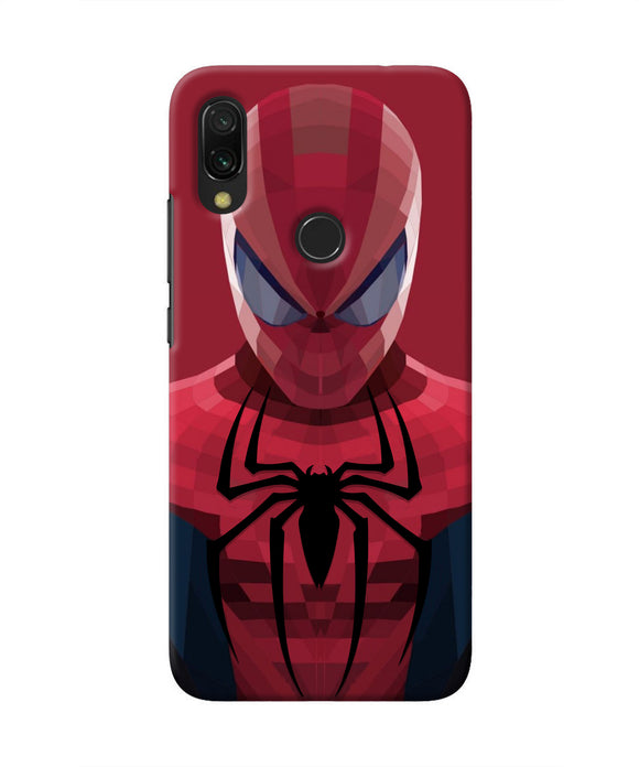 Spiderman Art Redmi 7 Real 4D Back Cover