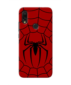 Spiderman Web Redmi 7 Real 4D Back Cover