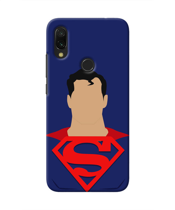 Superman Cape Redmi 7 Real 4D Back Cover