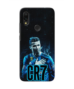 Christiano Ronaldo Blue Redmi 7 Real 4D Back Cover