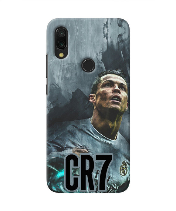 Christiano Ronaldo Grey Redmi 7 Real 4D Back Cover