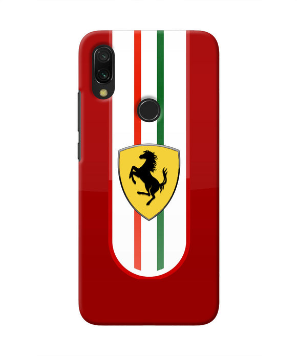 Ferrari Art Redmi 7 Real 4D Back Cover