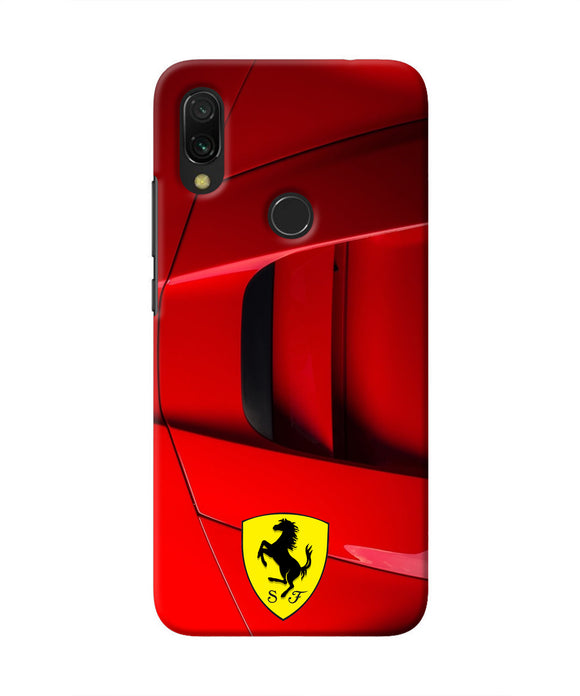 Ferrari Car Redmi 7 Real 4D Back Cover