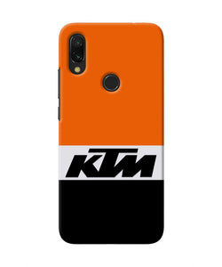 KTM Colorblock Redmi 7 Real 4D Back Cover