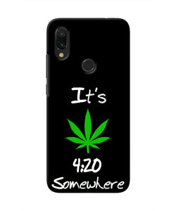 Weed Quote Redmi 7 Real 4D Back Cover