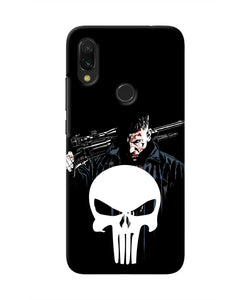 Punisher Character Redmi 7 Real 4D Back Cover