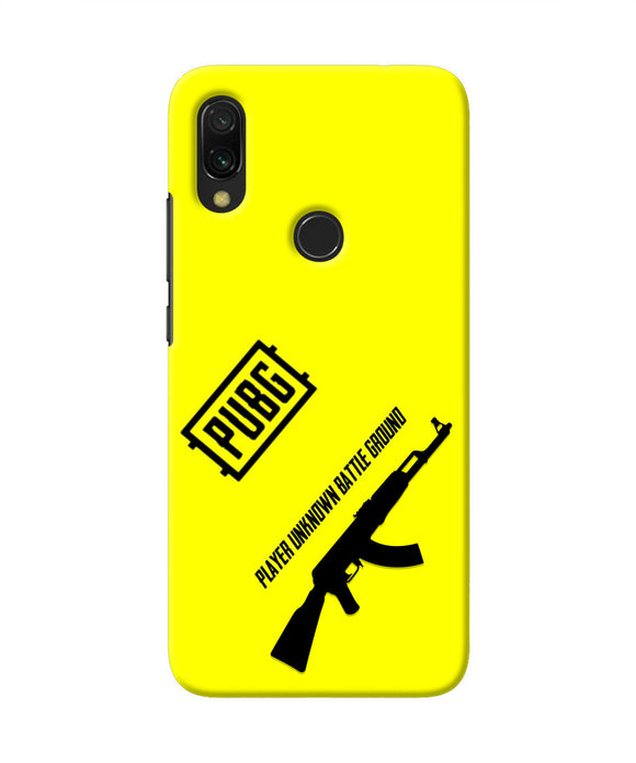 PUBG AKM Gun Redmi 7 Real 4D Back Cover