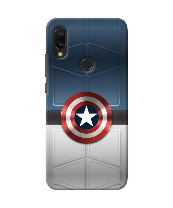 Captain America Suit Redmi 7 Real 4D Back Cover