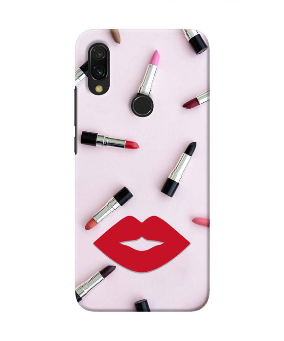 Lips Lipstick Shades Redmi 7 Real 4D Back Cover