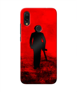 Rocky Bhai with Gun Redmi 7 Real 4D Back Cover