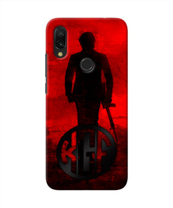 Rocky Bhai K G F Chapter 2 Logo Redmi 7 Real 4D Back Cover