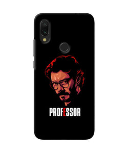 Money Heist Professor Sketch Redmi 7 Back Cover