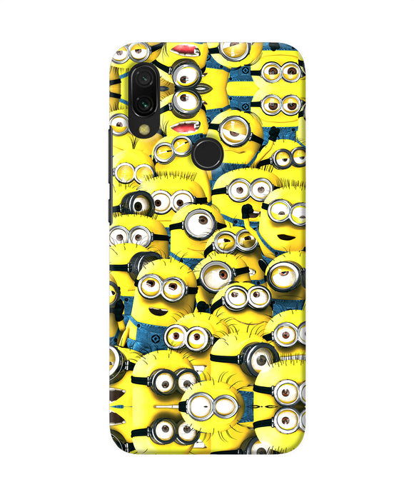 Minions Mini Crowd Redmi 7 Back Cover