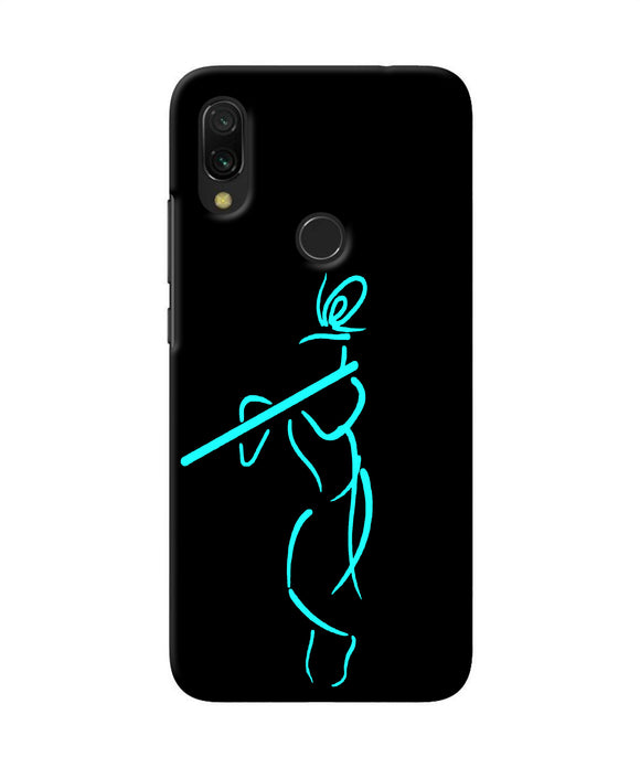 Lord Krishna Sketch Redmi 7 Back Cover