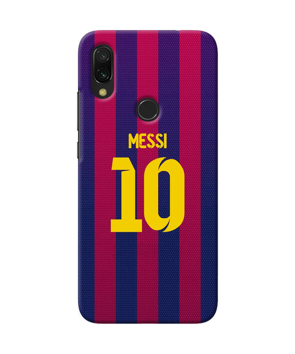 Messi 10 Tshirt Redmi 7 Back Cover