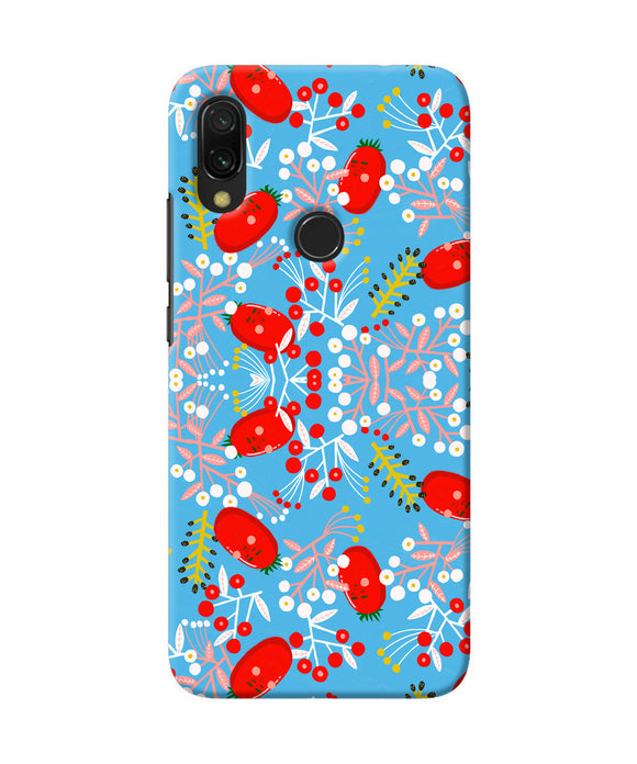 Small Red Animation Pattern Redmi 7 Back Cover