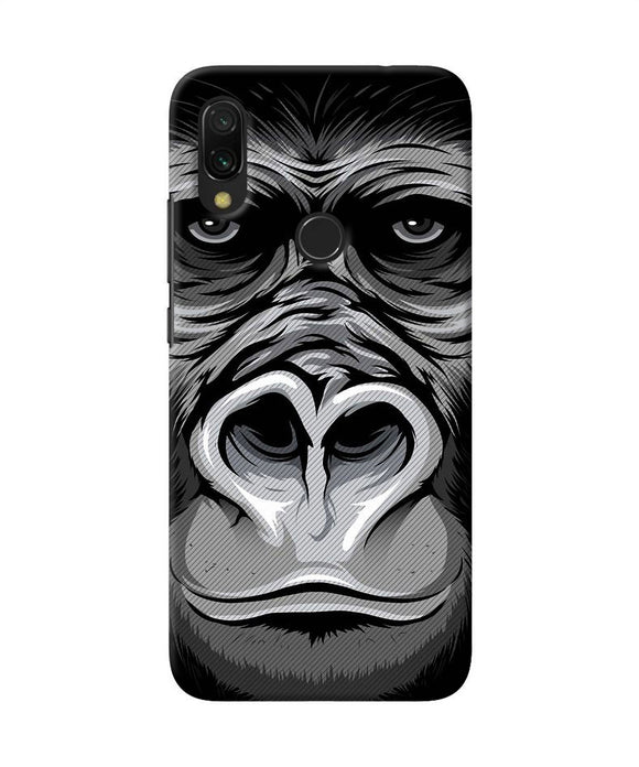 Black Chimpanzee Redmi 7 Back Cover