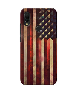 Vintage Us Flag Redmi 7 Back Cover