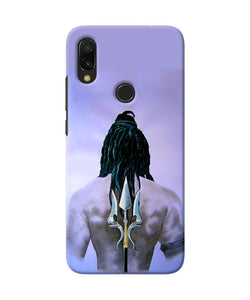 Lord Shiva Back Redmi 7 Back Cover