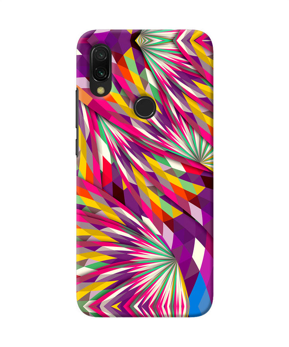 Abstract Colorful Print Redmi 7 Back Cover