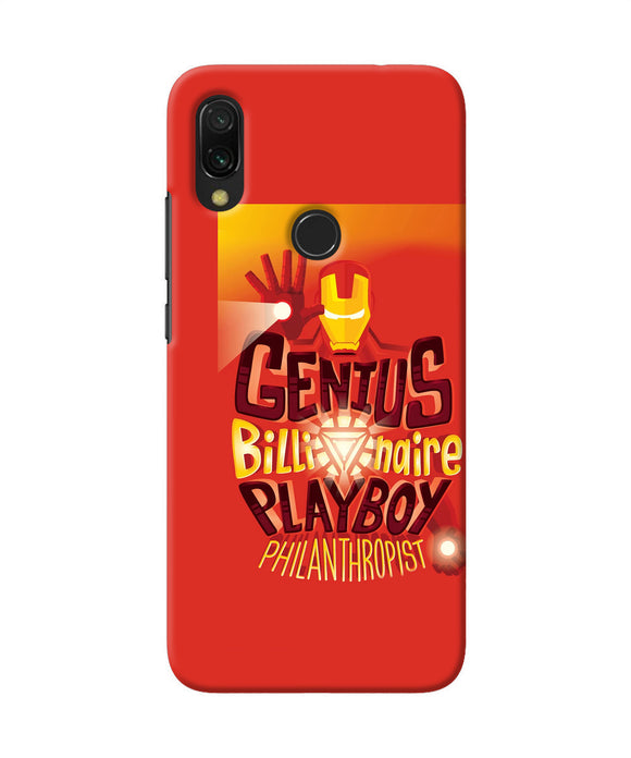 Ironman Quote Redmi 7 Back Cover