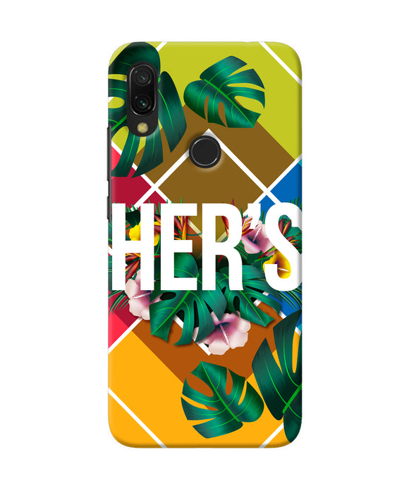His Her Two Redmi 7 Back Cover