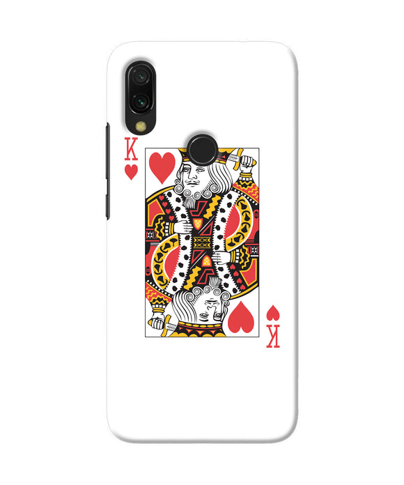Heart King Card Redmi 7 Back Cover