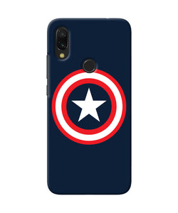 Captain America Logo Redmi 7 Back Cover