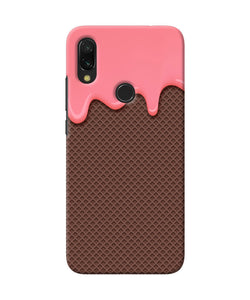 Waffle Cream Biscuit Redmi 7 Back Cover