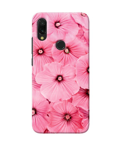 Pink Flowers Redmi 7 Back Cover