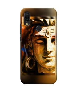 Shiva Painting Redmi 7 Back Cover