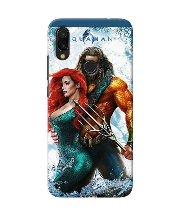 Aquaman Couple Water Redmi 7 Back Cover