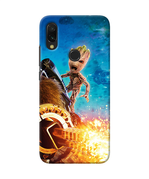 Groot Angry Redmi 7 Back Cover